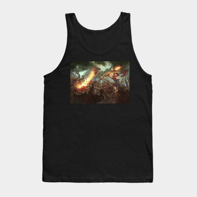 Stone Singer: Word and Deed (Legacy of the Blade) Full Wrap Tank Top by Joseph J Bailey Author Designs